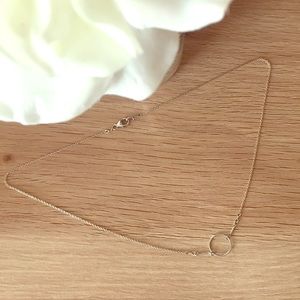 Dogeared Sterling Silver Karma Necklace